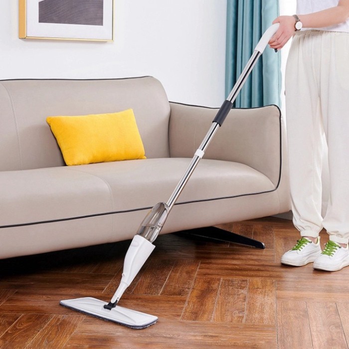 Chổi Lau Nhà Phun Sương 360 Độ Có Bình Chứa Nước Tiện Lợi Dễ Dàng Sử Dụng